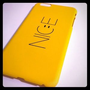 Super cute matte yellow iPhone case
